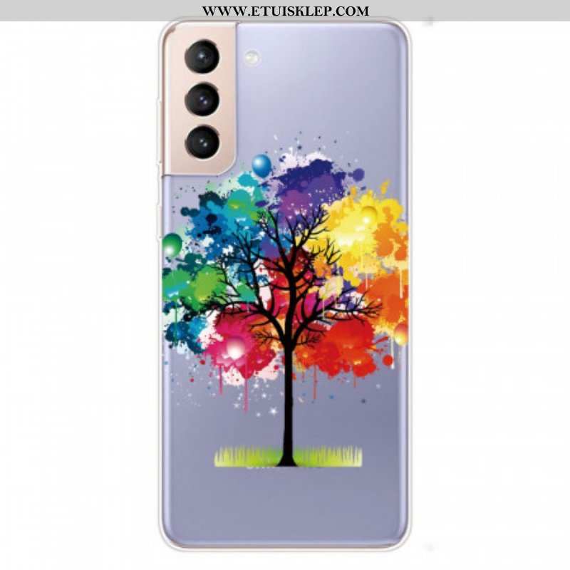 Etui do Samsung Galaxy S22 5G Akwarela Drzewo